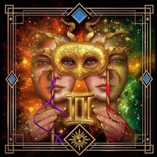 Схема вышивки «Близнецы»