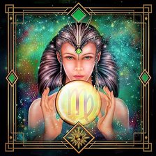 Схема вышивки «Дева»