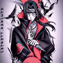 Схема вышивки «-Итачи-»