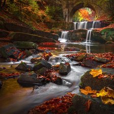 Схема вышивки «Водопад»