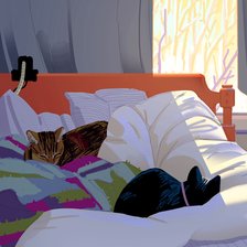 Схема вышивки «Утро»