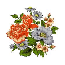 Схема вышивки «букет»