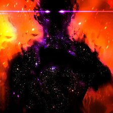 Схема вышивки «Космический Человек»