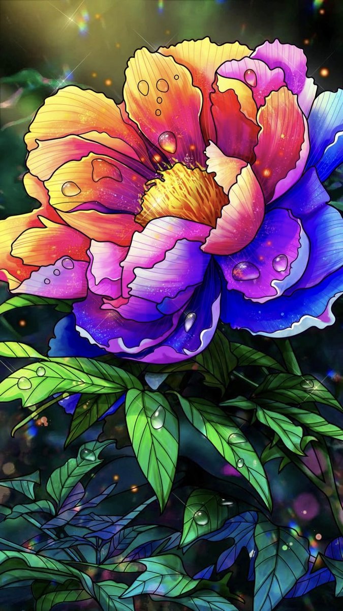 Картина пион - растения, цветы - оригинал