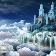 замок в облаках