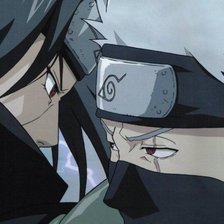 Схема вышивки «Итачи vs Какаши»