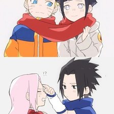 Схема вышивки «Любимые пары в Наруто)»