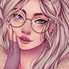 Схема вышивки «Девчонка»