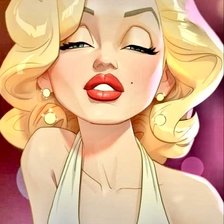 Схема вышивки «Красотка»