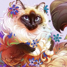 Схема вышивки «худоэник puffygator»