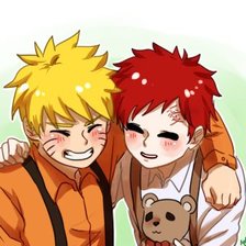 Схема вышивки «-Маленькие Гаара и Наруто-»