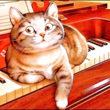 Схема вышивки «Кот»