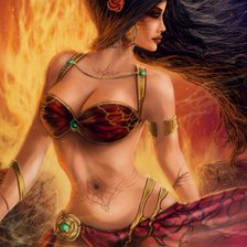 Схема вышивки «девушка»