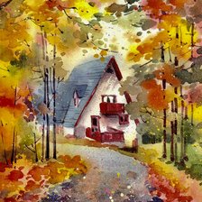 Схема вышивки «Осень»