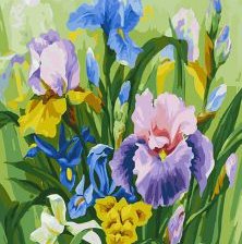 Схема вышивки «Ирисы»