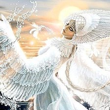 Схема вышивки «Царевна-лебедь»