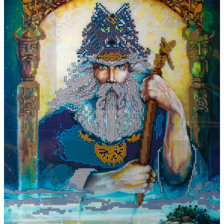 Схема вышивки «Бог Велес»