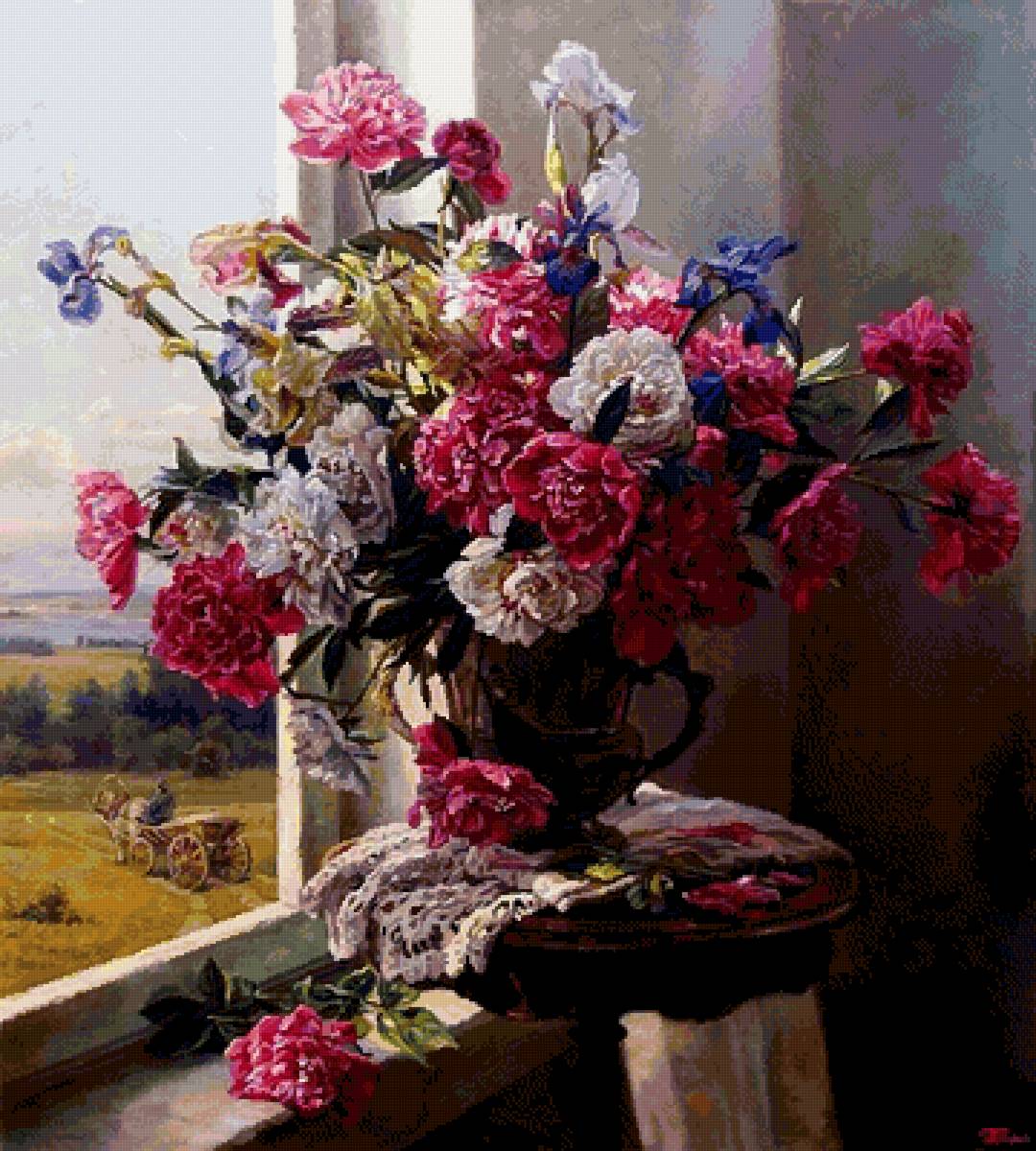 Летний букет - лето, цветы, натюрморт, букет - предпросмотр