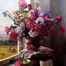 Схема вышивки «Летний букет»