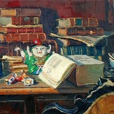 Натюрморт с книгами