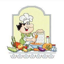 Схема вышивки «повар заготовки»