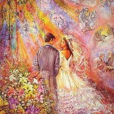 Схема вышивки «Свадьба»