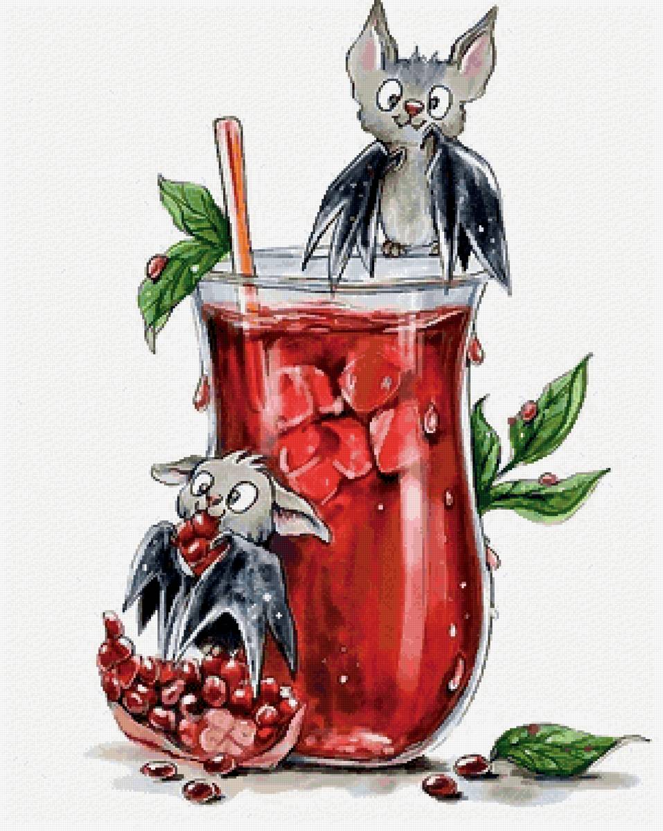 Гранатовый напиток - сказочный мир - предпросмотр