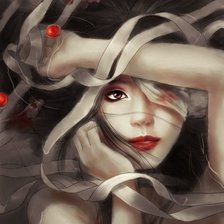 Схема вышивки «Mujer»