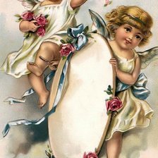 Схема вышивки «Ангелочки»