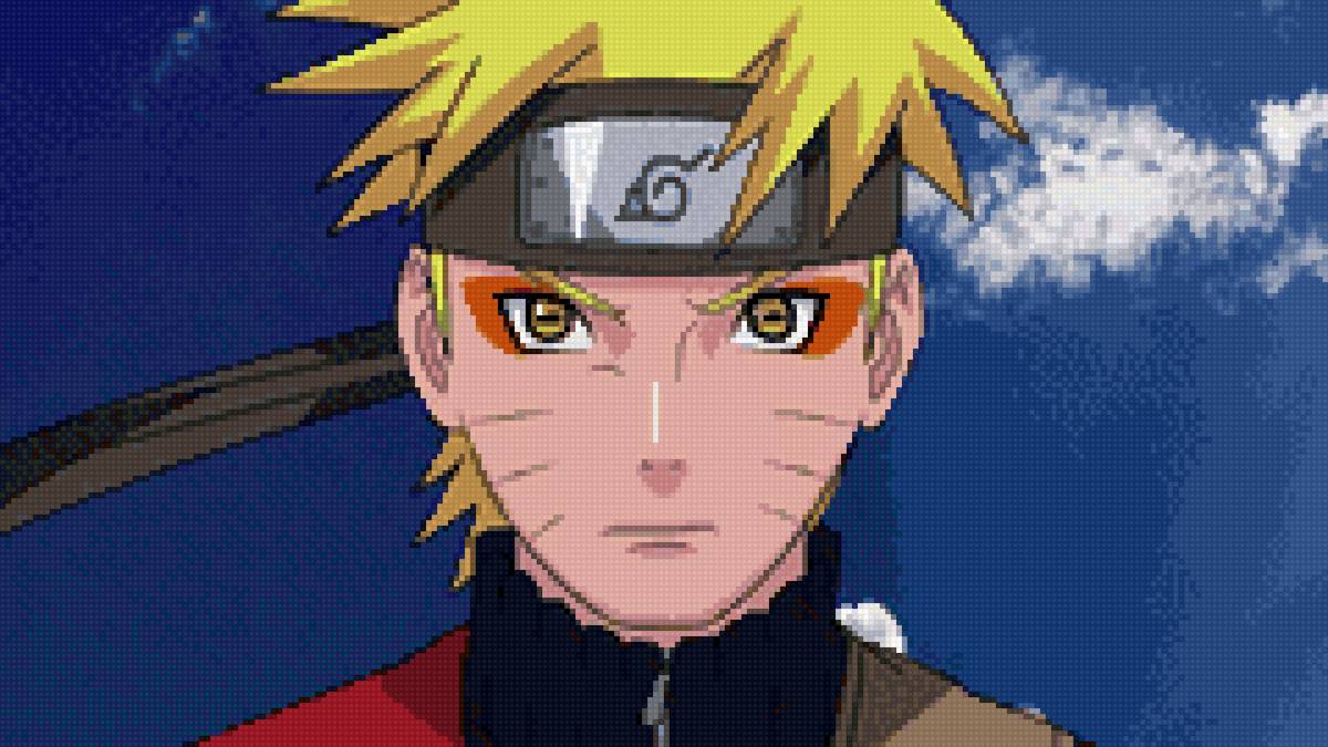 наруто - наруто вышивка - предпросмотр