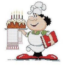 Схема вышивки «повар 2»