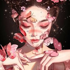 Схема вышивки «Mujer»