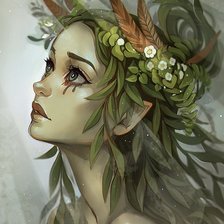 Схема вышивки «Лесная нимфа»