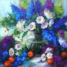 Схема вышивки «Букет»