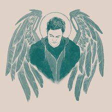 Схема вышивки «Ангел гадриэль»