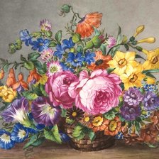 Схема вышивки «Букет»