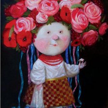 Схема вышивки «Украиночка»