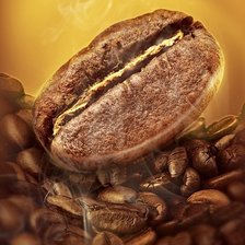 Схема вышивки «Зерно кофе»