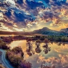 Схема вышивки «Зеркальная гладь»