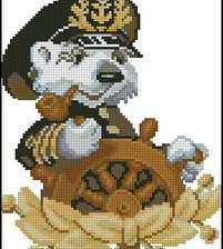 Схема вышивки «бравый капитан»