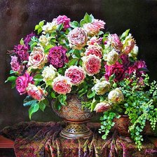 Схема вышивки «Букет»