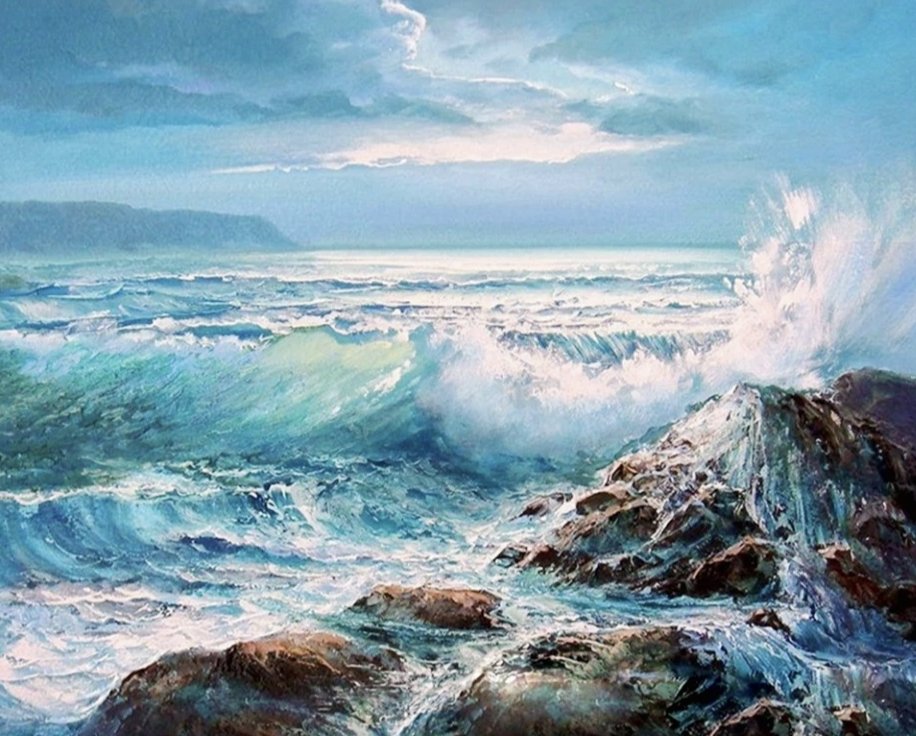 Морской пейзаж - пейзаж, море - оригинал