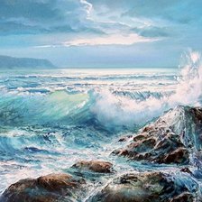 Схема вышивки «Морской пейзаж»