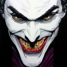 Схема вышивки «смех джокера»