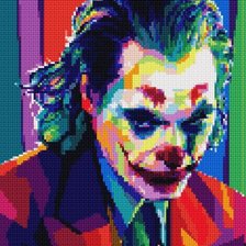 Схема вышивки «арт джокер»