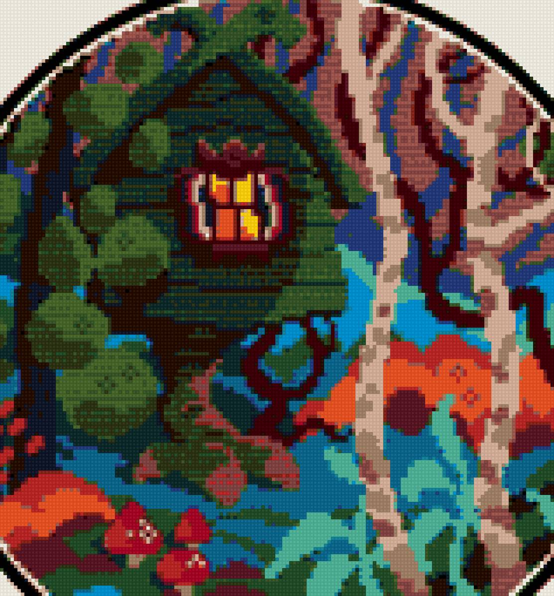 Дом бабьи яги - дом, баба, яга - предпросмотр