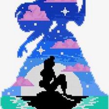 Схема вышивки «Русалочка»