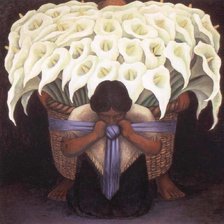 Схема вышивки «Alcatraces de Diego Rivera»