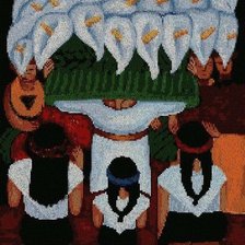 Схема вышивки «fiesta de santa rita»