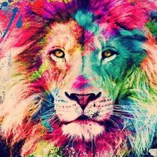 Схема вышивки «Лев»